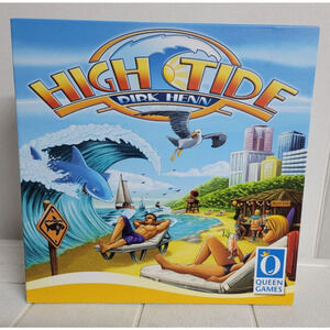 High Tide Dirk Henn Board Game By Queen Games - 100% complete